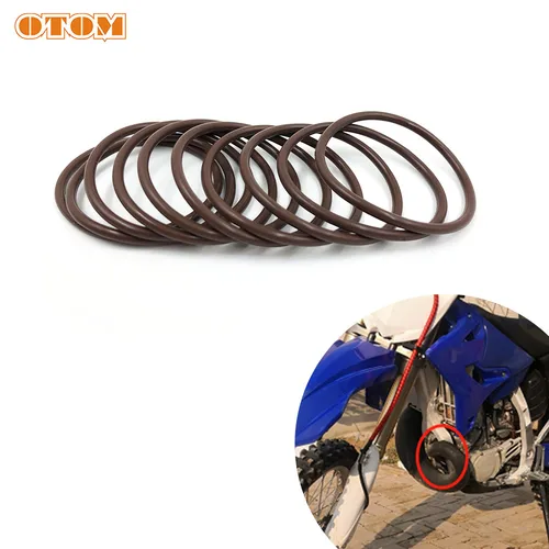 OTOM-junta tórica de junta de colector de escape para motocicleta YAMAHA YZ250, piezas de motor de dos tiempos de 250cc, Conector de silenciador, anillo cerrado