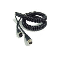 5M 6M 8M 10M Car Video Aviation spring line 4-Pin Extension Cable for Rear view Camera Truck Trailer