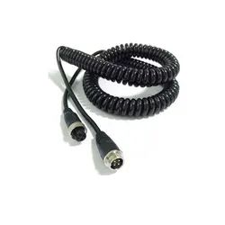 5M 6M 8M 10M Car Video Aviation spring line 4-Pin Extension Cable for Rear view Camera Truck Trailer