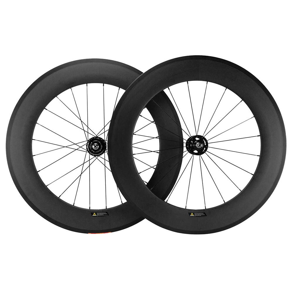 Clincher 38/50/60/88mm 3k Matte Fixed Gear Wheels Basalt Braking Surface 700C Track Bike 165-166 Hub