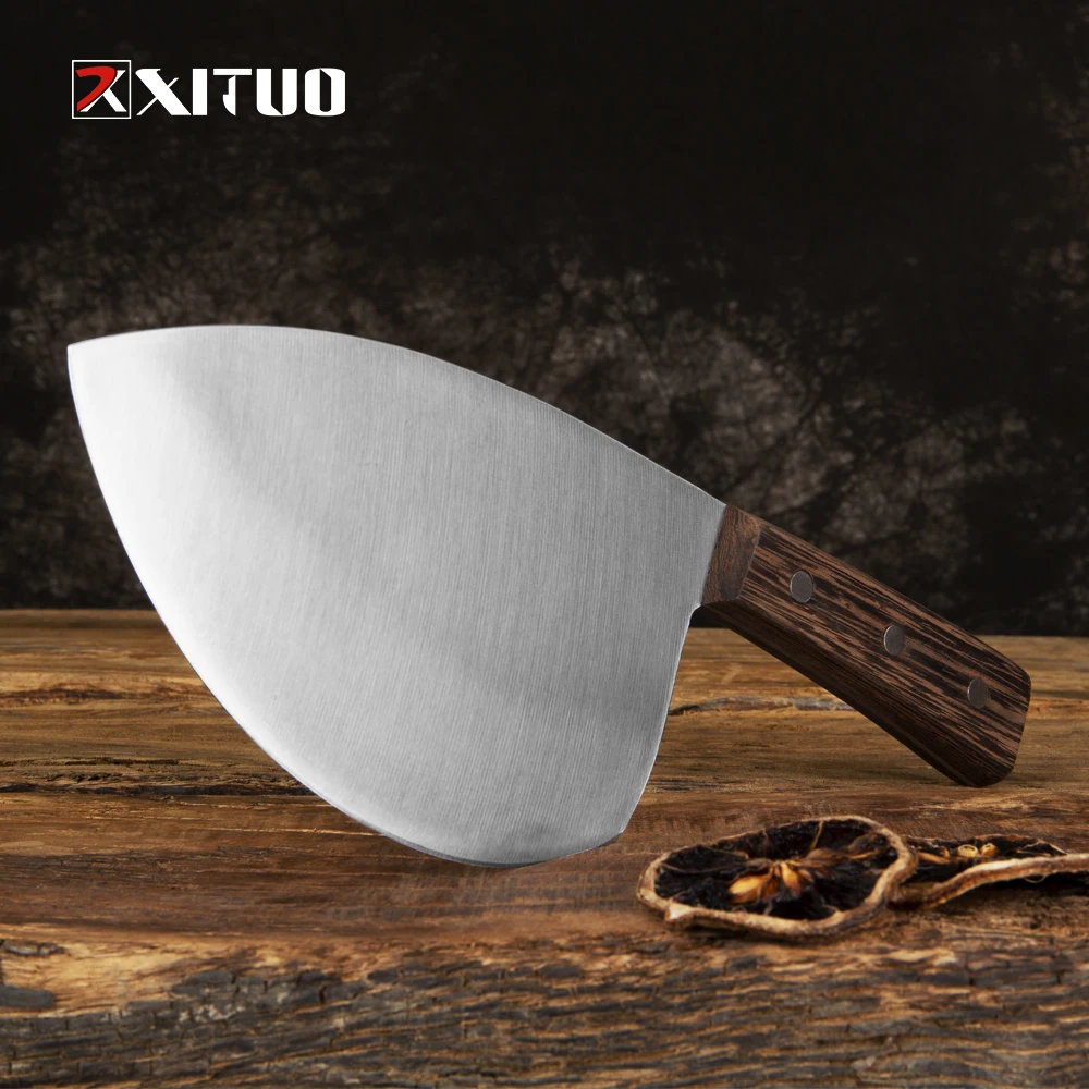 XITUO Kitchen DIY Knife Blank Sharp Handmad Knives Blade Stainless Steel Cook Tool Multifunction Chopping Chef Butcher Knife