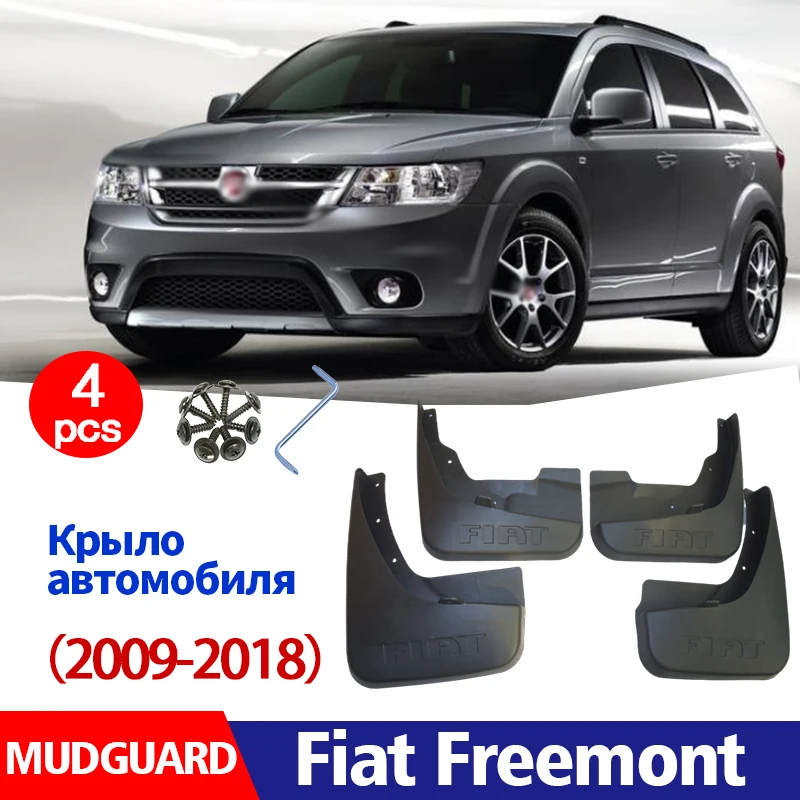 2009-2018 Mudguard FOR Fiat Freemont Mud Flap Guard Splash Mudguards Mudflaps Car Accessories Auto Styline Front Rear 4pcs