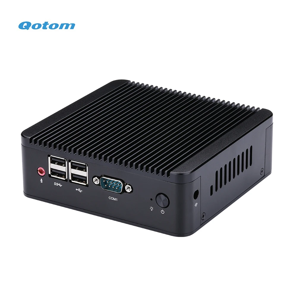 Imagem -03 - Qotom Mini pc Core i3 i5 Processador a Bordo Dupla Lan Portas de Exibição Dupla Rs232 Portátil Pos Terminal Vesa Suporte X86