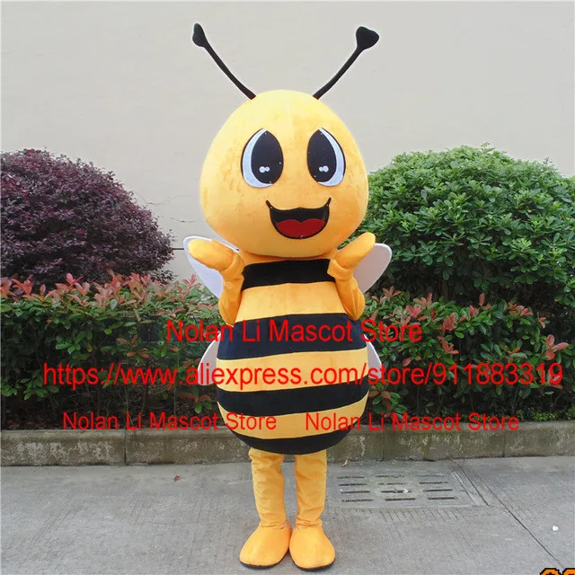 Hot Sale 7 Style Bee Mascot Costume Cartoon Game Masquerade Birthday Party Carnival Cosplay Halloween Advertising Display 1100