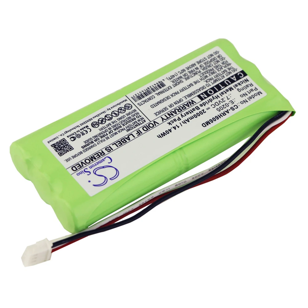 Batterie de remplacement pour aarona AG E-0205, compatible avec spectron HF-6060 V1 spectron HF-6060 V4
