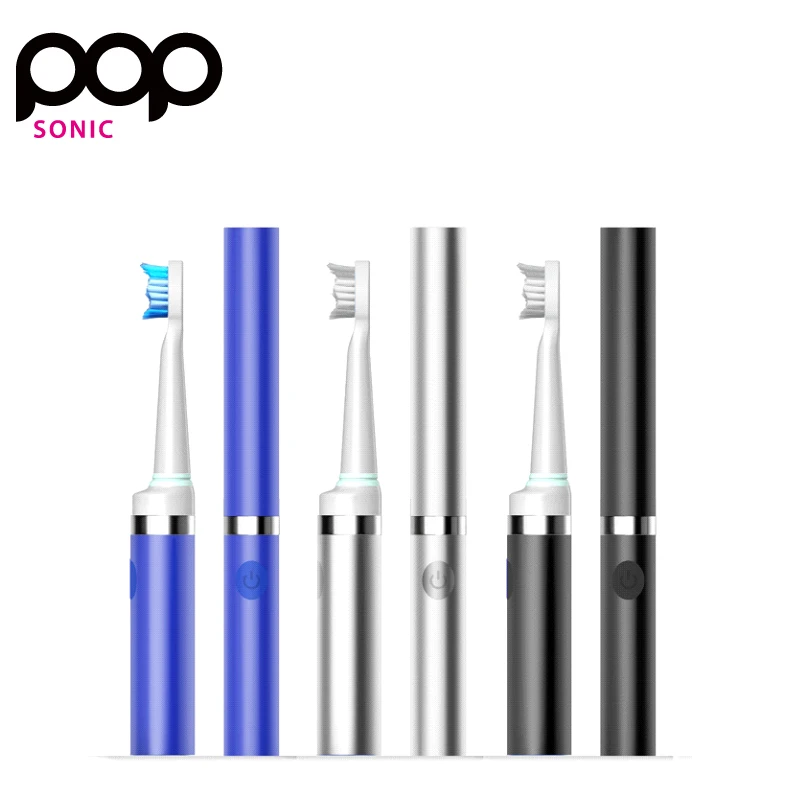 POP Batteria Spazzolino Da Denti Elettrico Sottile Portatile Da Viaggio di Sonic POP SONIC The Andare in Tutto Il Mondo di Sonic Spazzolino Da Denti Go di Sonic Spazzolino Da Denti