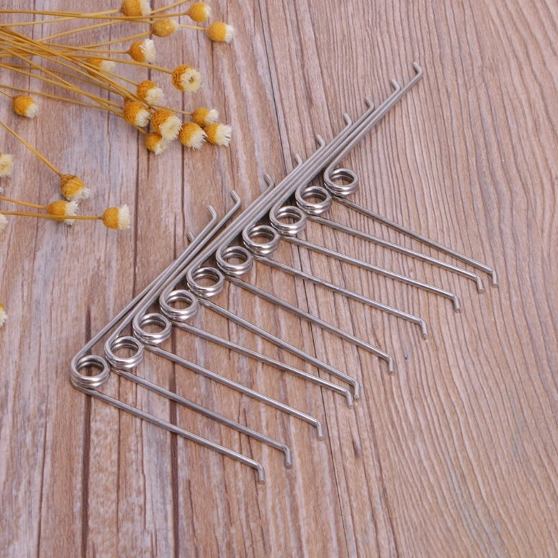 10Pcs V Shape Steel Compression Spring Gardening Scissors Accessories Tool