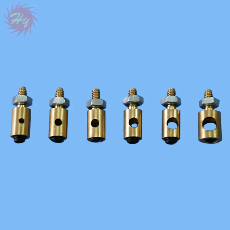 10 Pcs Copper Pushrod Linkage PRC Stopper Servo Connectors Adjustable Easy Diameter For Rc Helicopter Airplane Parts