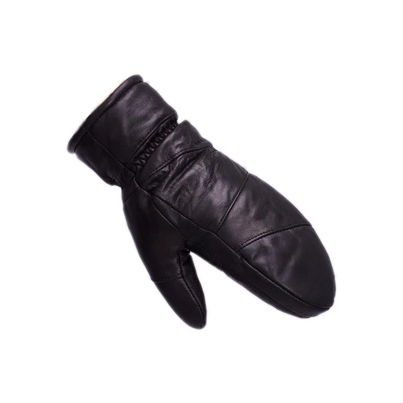 Guantes de piel de oveja auténtica para hombre, manoplas suaves para exteriores, diseño de moda, venta al por mayor