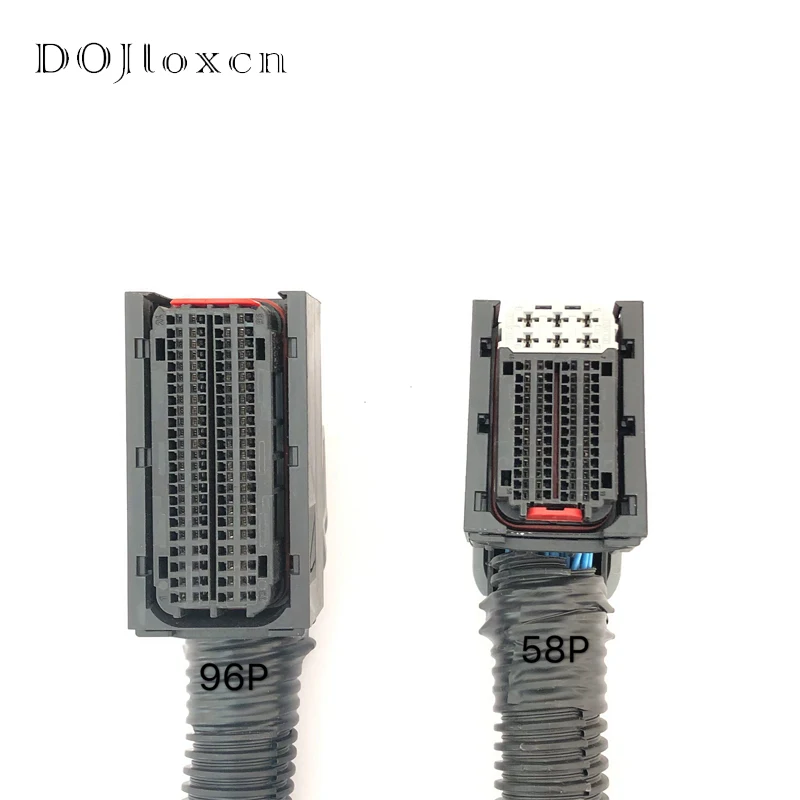 1 Set 58 96 Pin Delphi 15494598 ECU Connector Auto PC Board Socket 15494596 For Cummins CM2220 Injection module Foton