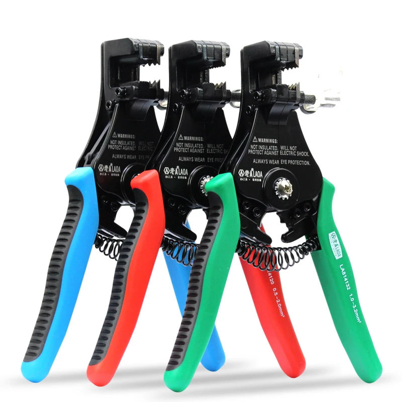 LAOA Automatic Wire Stripper Cable Shear Pliers Professional Electric Tool Zinc Alloy Material