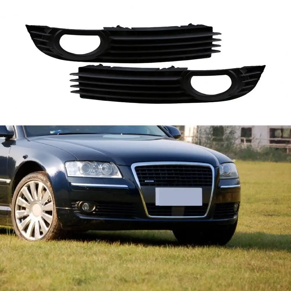 

4E0807681AD 4E0807682AD for Audi A8 D3 05-07 Fog Lamp Grille L/R Fog Light Bezel Grill Practical Under Front Bumper Lamp Frame