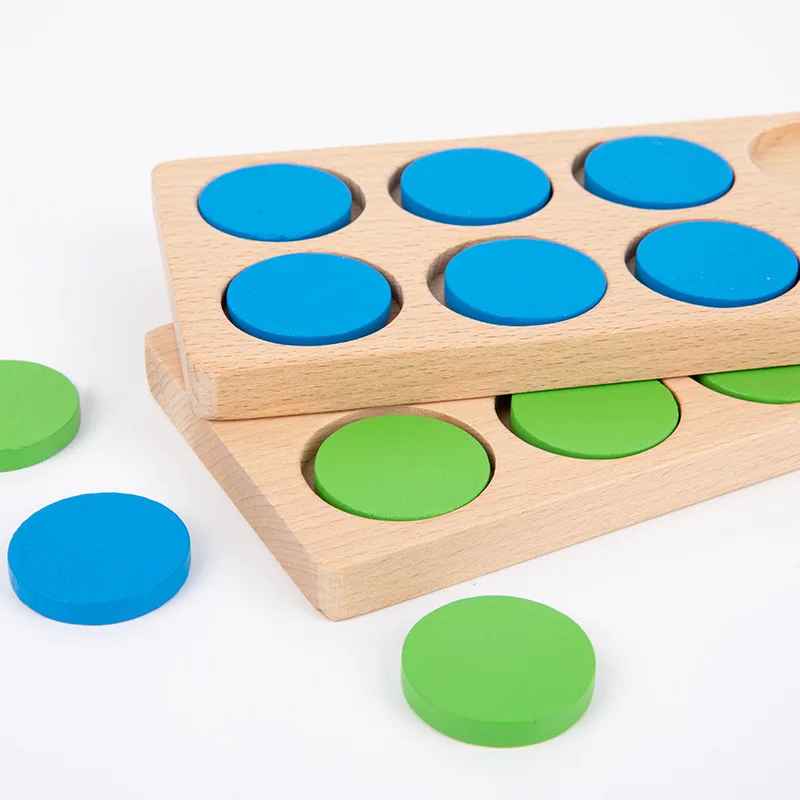 Wooden Ten-Frame Math Toys Preschool Math Manipulative Number Sense Counters Kids Montessori Activity Toys Early Education Games