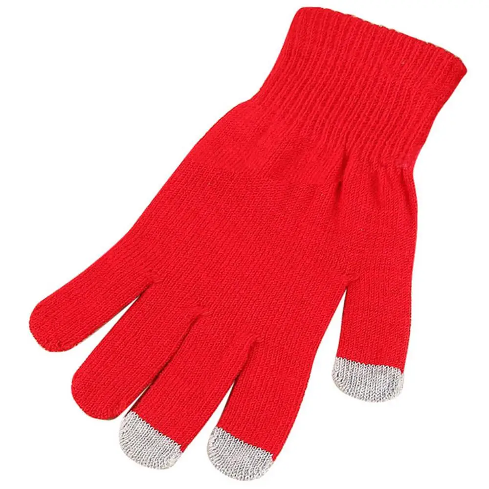 2024 Women Men\'s touch screen Gloves winter Warm Gloves Solid Color Cotton Warmer Smartphones Glove luvas female gloves guantes