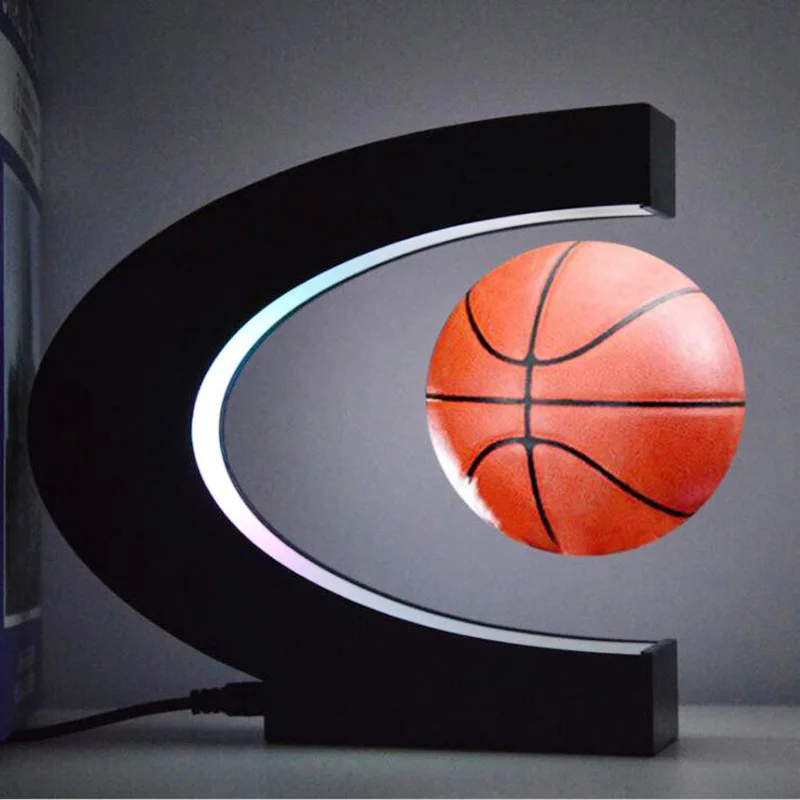 NEW LED Magnetic Levitation Night Light Floating Football Basketball Lamp For Novelty Ball Birthday Decoration Christmas Gift