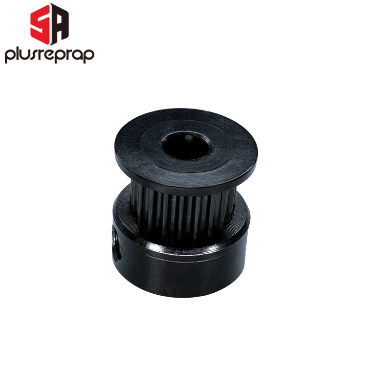 2/5 PCS GT2 16/20 Teeth Black Timing Pulley Bore 5mm Shaft Alumium Pulley for 6mm Belt 3D Printer Parts