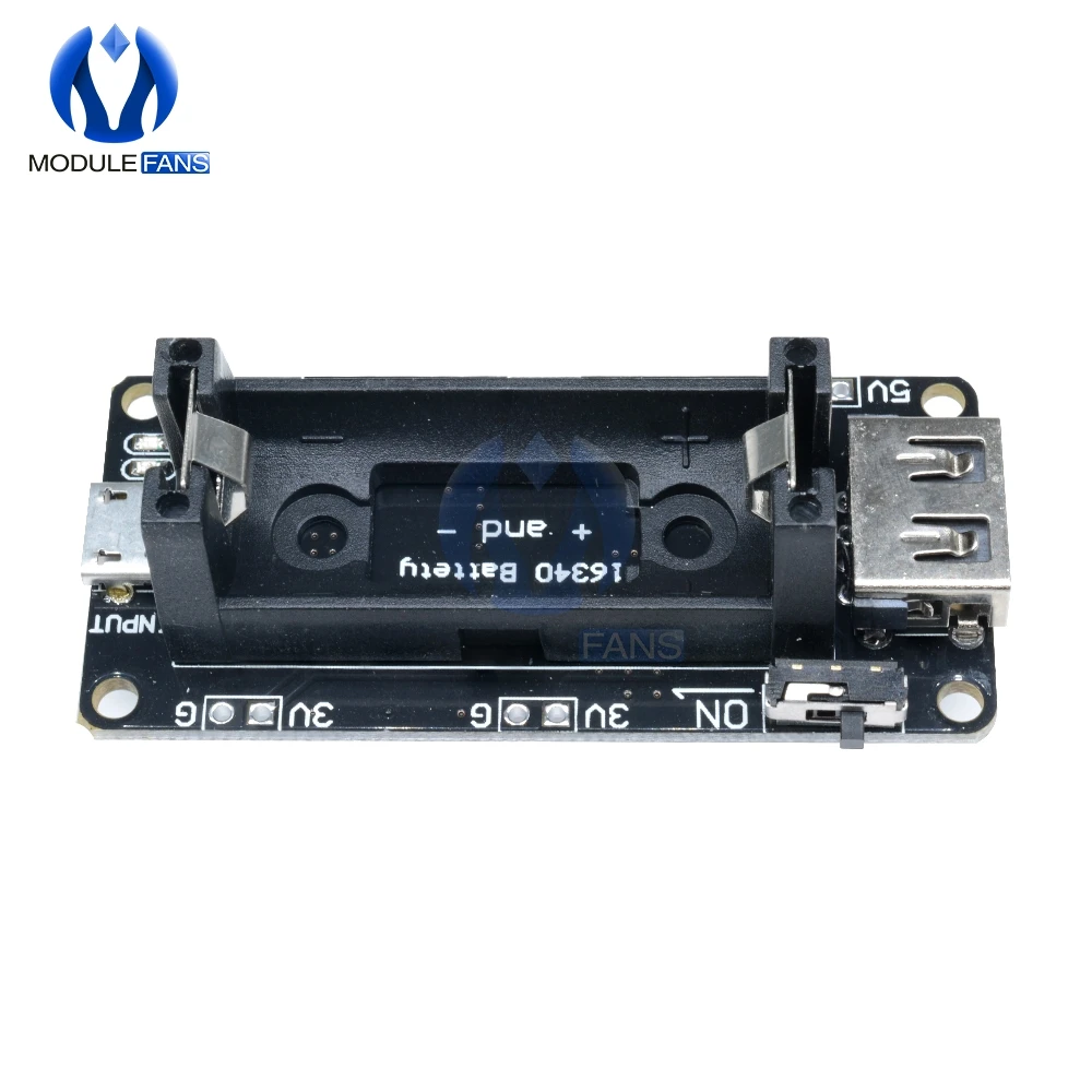 16340 Micro USB Power Bank Batterie Ladegerät Modul Dual Ausgang 3,3 V 5V Akku Halter Lithium-Batterie Lade bord – Detail 4