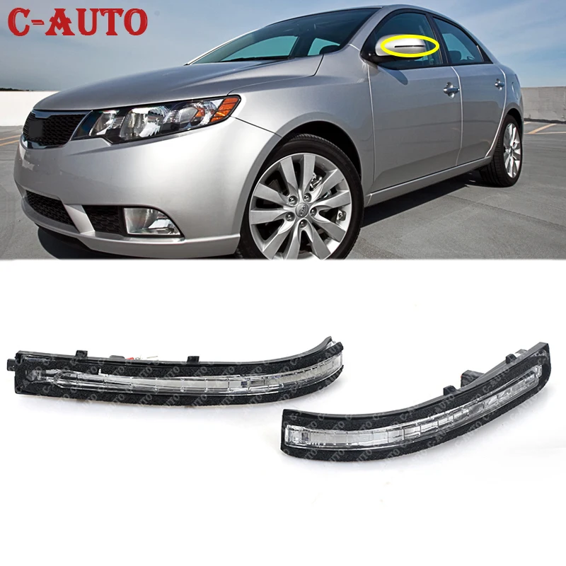 Car Left Right Side Rearview Mirror Turn Light Flash Signal lamp For KIA FORTE 2011-2016 Cerato 2012  Rear View Mirror Blinks