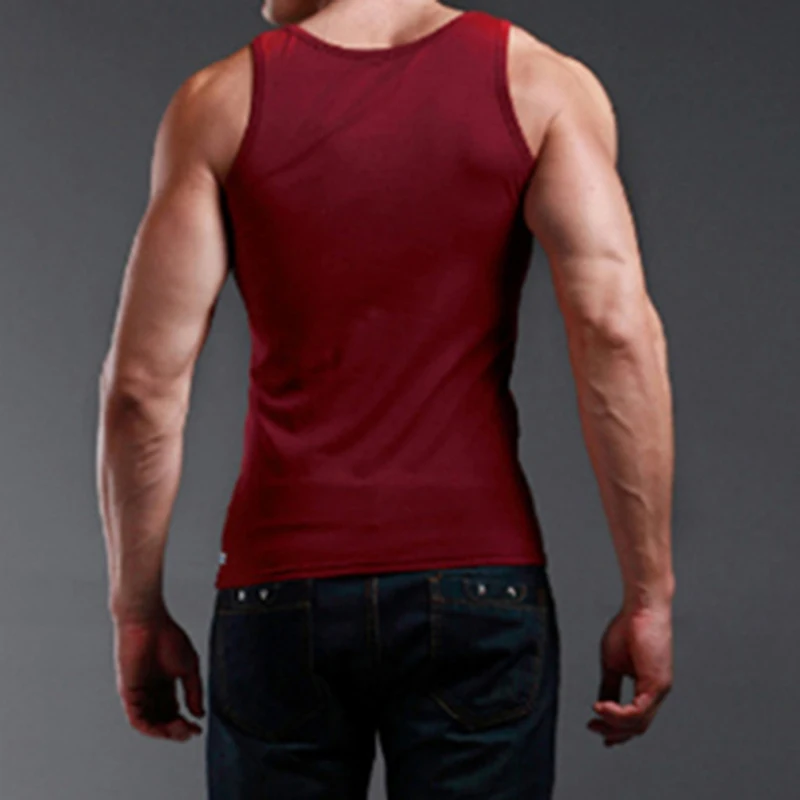 Men\'s Underwear Cotton Tank Top Men High Quality Bodybuilding Singlet Sleeveless Slim Fit Vest Men Tank Tops