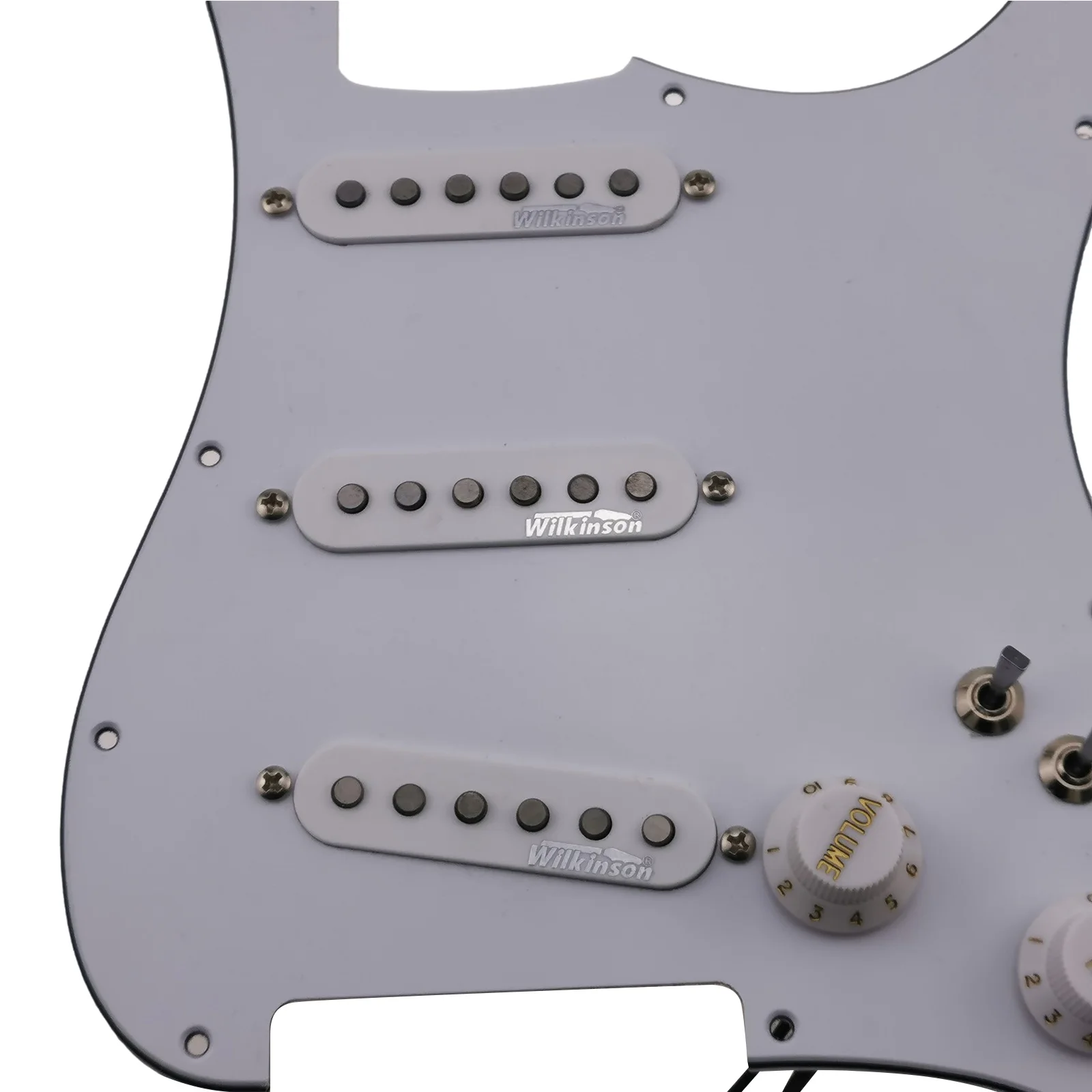 Wilkinson SSS Ainico 5 Single coil Pickups Multifunction loaded Prewired Pickguard Set