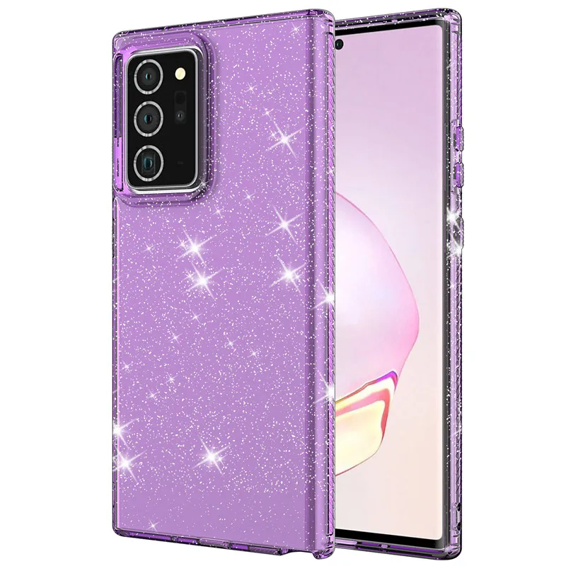 

Samsung note20Ultra s20 s21Plus A01 A21 A51 A71 A21s A02s A12 A32 A42 A52 A72 TPU Silicon Glitter Crystal Transparent Phone Case