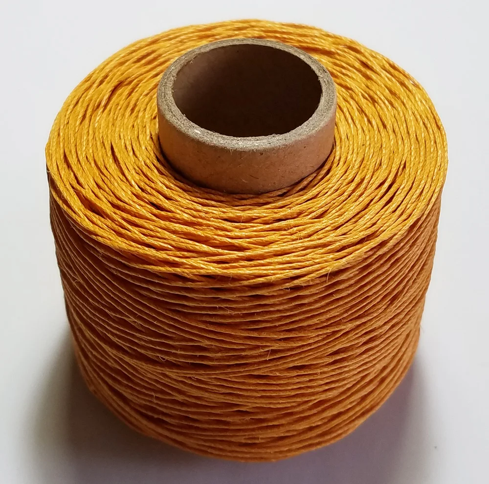 High tenacity 100% Linen waxed thread 100m/roll twine cords Waterproof rope for Leather sewing handmade accessory DIY