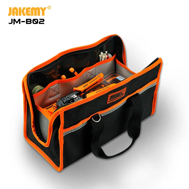 JAKEMY New 2019 Multifunction Tool bags 600d Oxford cloth Portable Electrician Bag Thicken Work Pocket