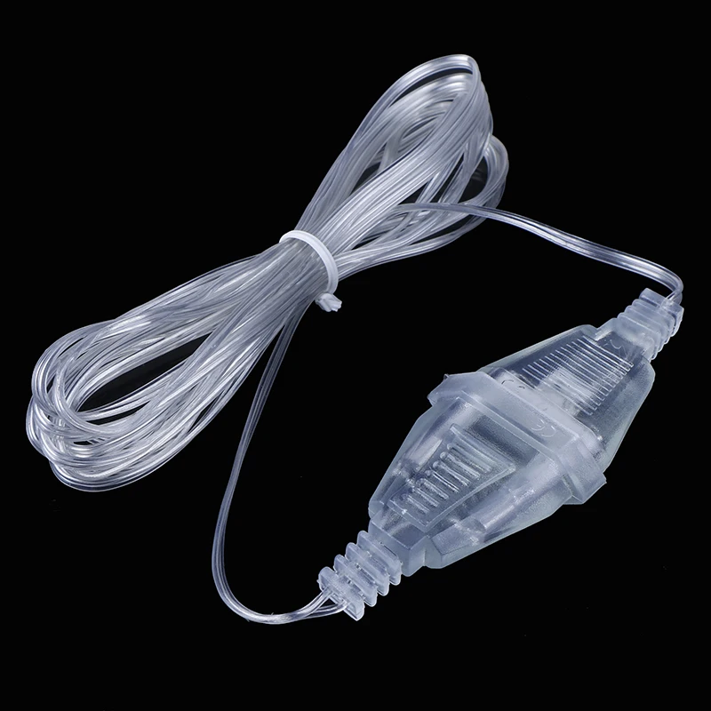 3M LED String Light Power Extension Cords EU Plug Cable Extender Wire For Holiday Light Wedding Party Home Decoration