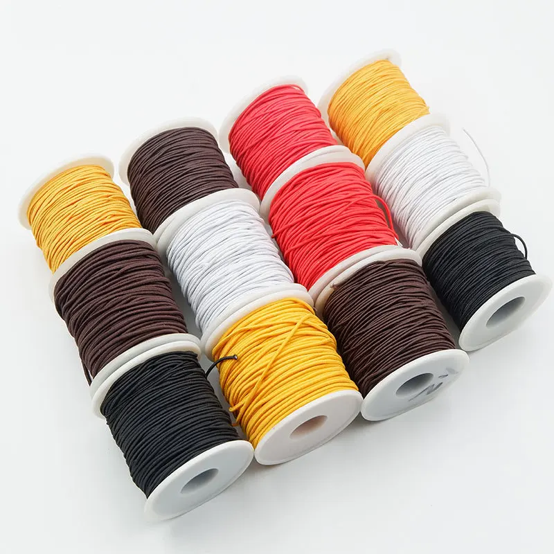 50M/Roll 0.8/1/1.2/1.5mm Strong Elastic Beading Cord Bracelets Stretch Thread String for Jewelry Making DIY Necklace Cords Line