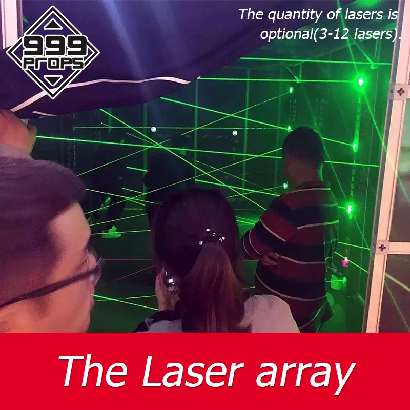 Green laser maze for escape room game laser array accross laser  room escape laser devices 999PROPS