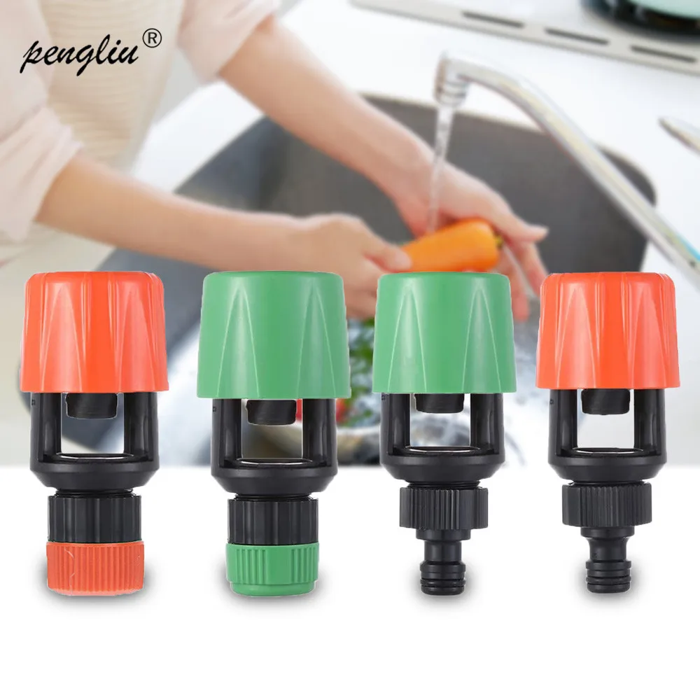 Kitchen Universal Faucet Adapter Plastic Bathroom Basin Water Tap Quick Connector Head Nozzle Joint Garden Watering Irrigation