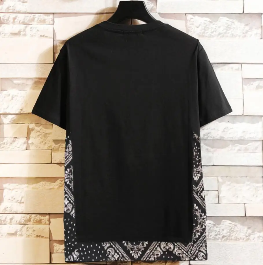 large size T Shirt loose elastic national wind semi-short sleeve t-shirt male plus size 10XL 11XL 12XL 13XL 14XL 14XL 200kg