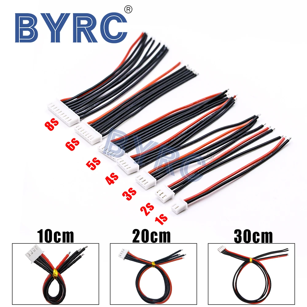 1S 2S 3S 4S 5S 6S 8S Lipo Battery Balance Charger Cable IMAX B6 Connector Plug Wire Wholesale