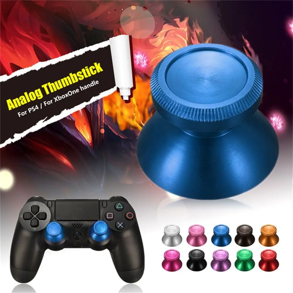 Universal หมวกโลหะที่มีสีสัน Analog Thumbstick อลูมิเนียม Grip Controller จอยสติ๊กสำหรับ PS4 Xbox One