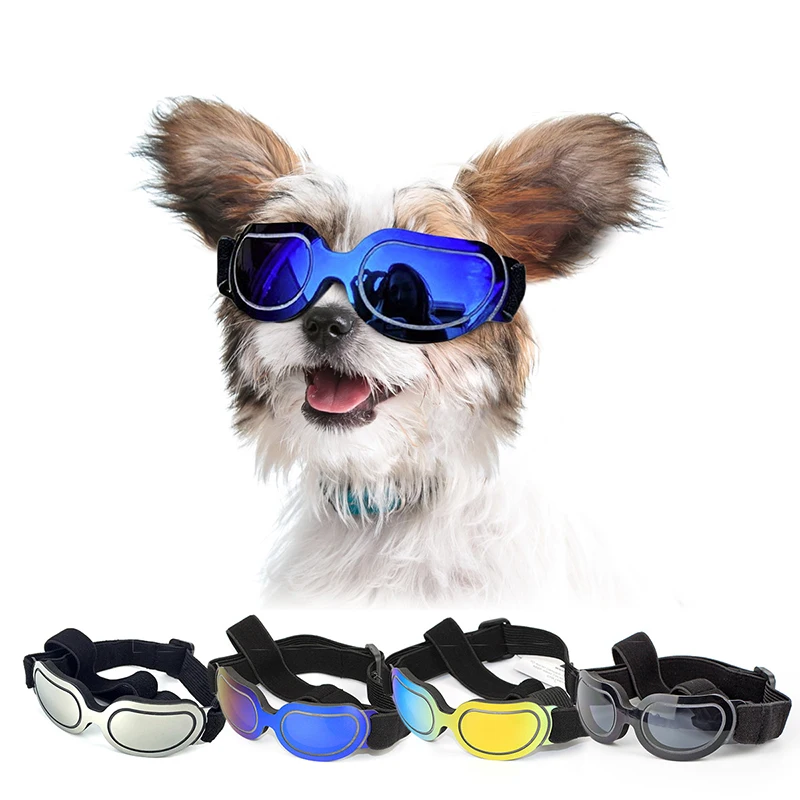 Outdoor Cycling Pet Dog Sunglasses for Small Medium Dogs Adjustable Puppy Cat Glass Goggles Mascotas Accessories para perros