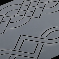 Drawing Template Stencil For Quilting Embroidery Patchwork Sewing #7