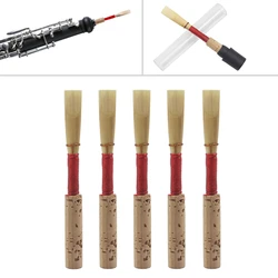 5pcs/lot Bulrush Oboe Reeds Soft Mouthpiece Orchestral Medium Wind Instrument Part with CKeys