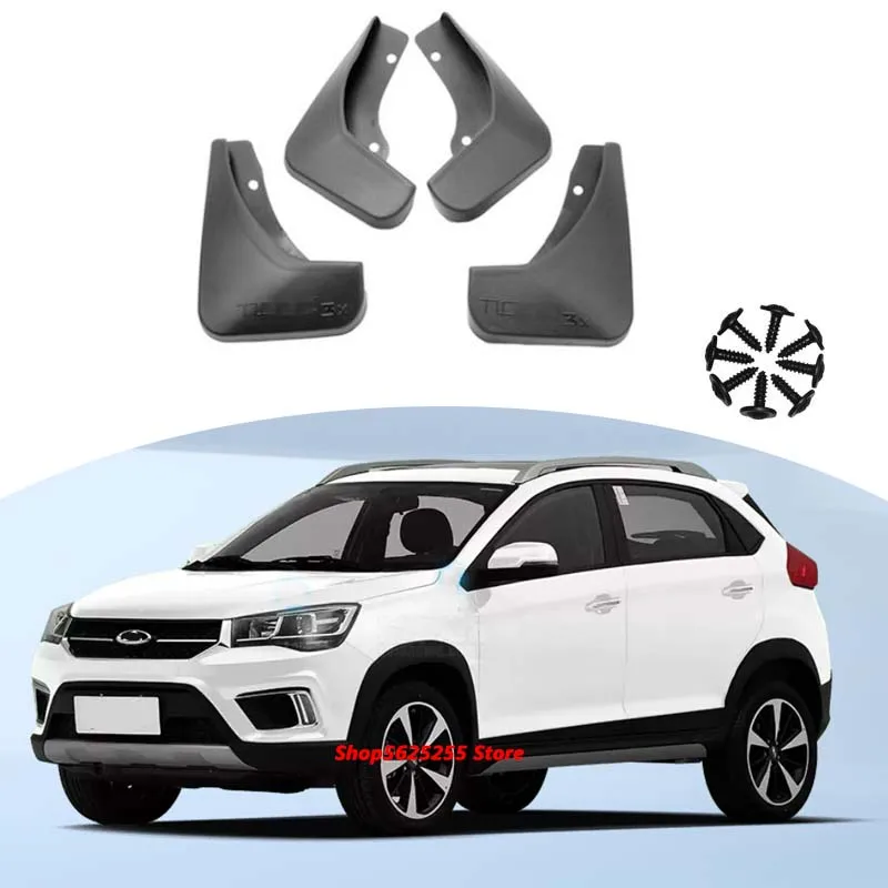 

Car Mudflap For Chery Tiggo 3X 2 2021 2020 2019 2017 Fender Mud Flaps Guard Splash Flap Front Rear Wheel Mudguards Accessories