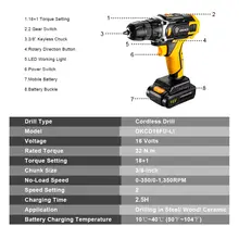 Cordless Drill 12V 16V 20V #4