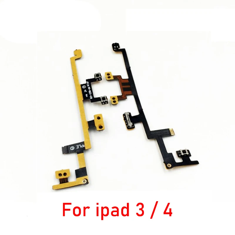 Power ON OFF Switch  Key Flex Cable For iPad 2 3 4 5 6 Air 2019 Mini 1 2 3 4 5 Volume Audio Mute Button Repair Parts