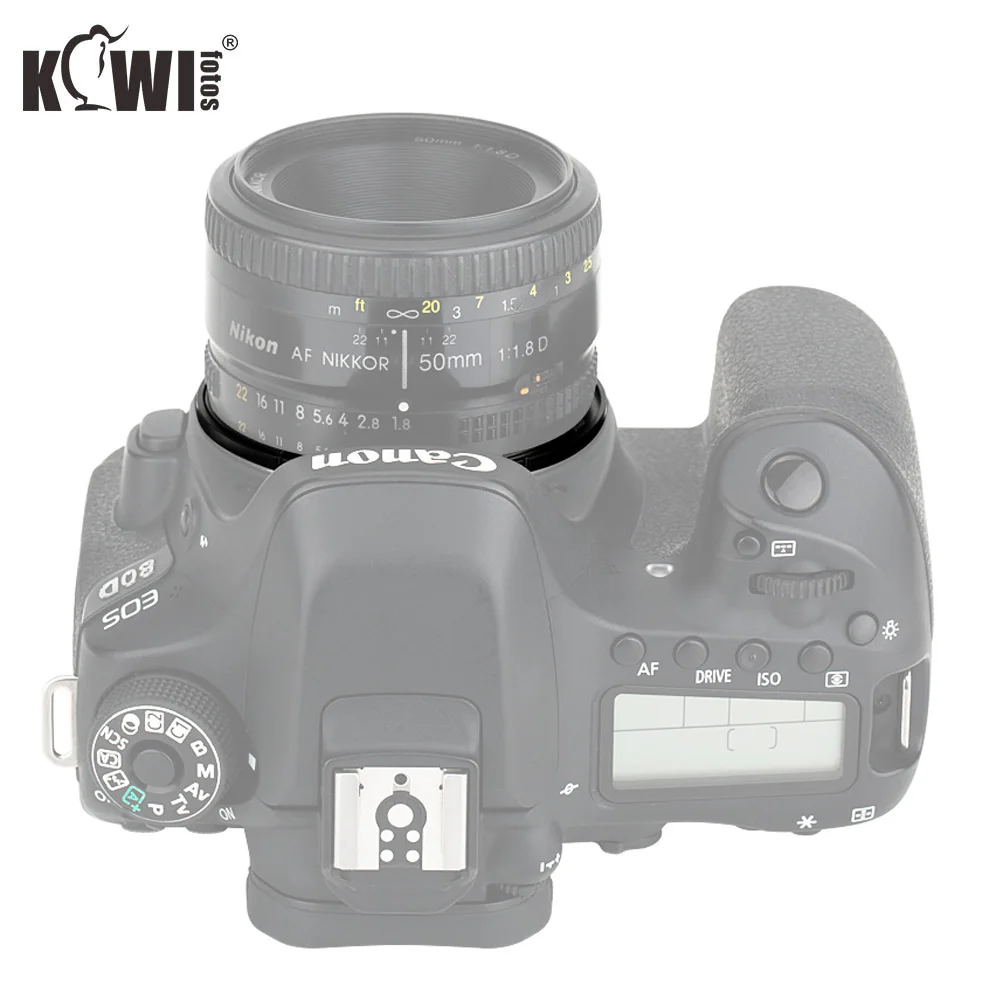 Kiswifosレンズマウントアダプター,ニコン用,fマウントレンズからCanonfマウントレンズ/EF-Sマウントカメラ,ボディ,インフィニティフォーカスを維持