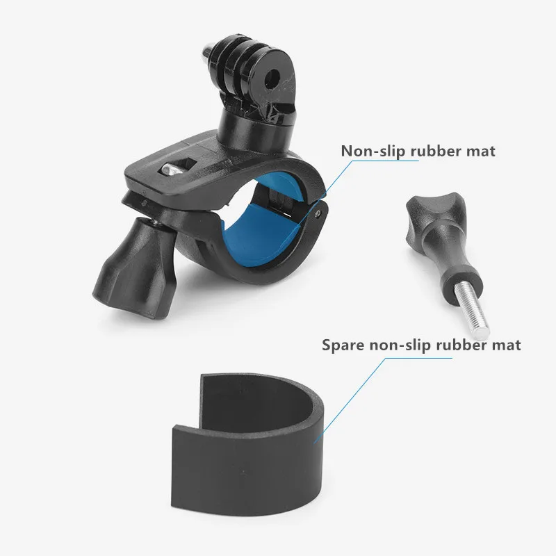 Bicycle Clip Motorcycle Bracket Holder Mount Adapter For Gopro Hero 8 7 6 5 4 Xiaomi Yi 4K Dji OSMO Action Camera Accessories