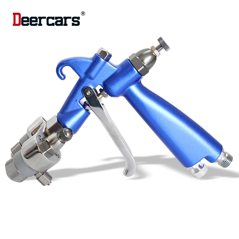 Air Nanometer Sprayer Double Nozzle AB Agent Pneumatic Spray Gun Mirror Effect Airbrush HVLP Paint Coating Tools Artcraft Car