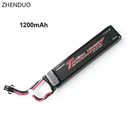 ZHENDUO Bos 11.1V 7.4V 1200mAh Lipo Battery  Accessories Gun Airsoft Stock M4  s Firearms Real  Weapon