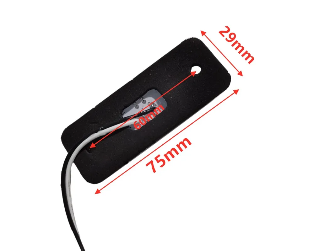 4pieces 10-30V Red White Amber Clearance Side Marker Indicator Light  For Trailer Truck Caravan Signal lights turn lights E8