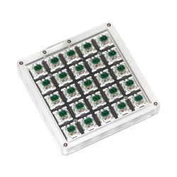 QMK Keyboard VIA Function 25 keys Macropad DIY Gateron/Cherry Switch Hot swappable Programming Keypad Blank keycap Mechanical