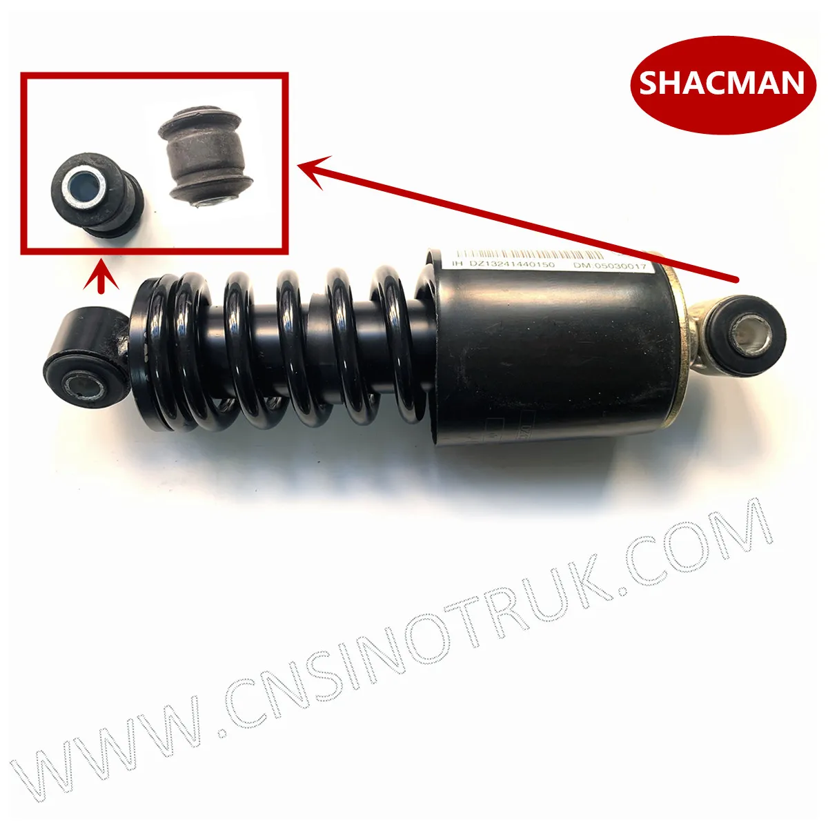 rubber buffer for SHACMAN Rear suspension airbag Air spring DZ13241440150 rubber cushion bushing truck parts Shock absorber