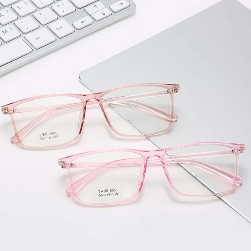 Big Frame Square Prescription Eyeglasses Vintage Optical Myopia Glasses -0.5 -1 -1.5 -2 -2.5 -3 -3.5 -4 -4.5 -5 -6