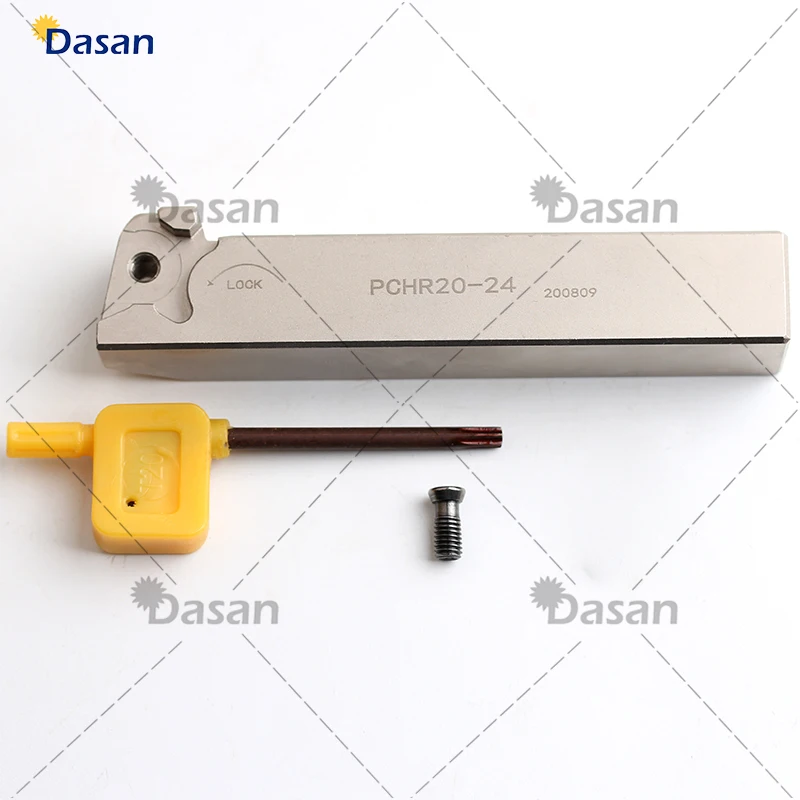 1pcs PCHR12-24 PCHR16-24 PCHR20-24 PCHR25 Spring Steel Holder Lathe Grooving Cutter Slot Tool