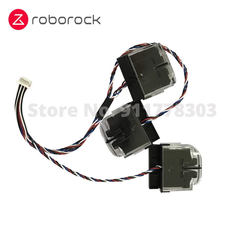 Original อะไหล่ขวาและซ้าย Cliff สำหรับ Roborock S60 S61 S65เครื่องดูดฝุ่นหุ่นยนต์ Sensor กันชน